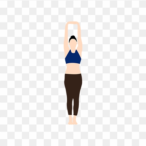 yoga posture girl png image